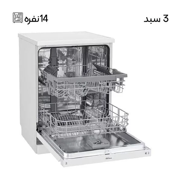 ماشین ظرفشویی 14 نفره ال جی بخارشوردار مدل DFB425FW